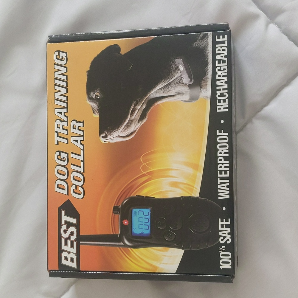 Dog training collar